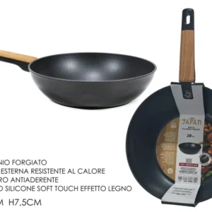 Padella/wok misura d.28cm japan induzione
