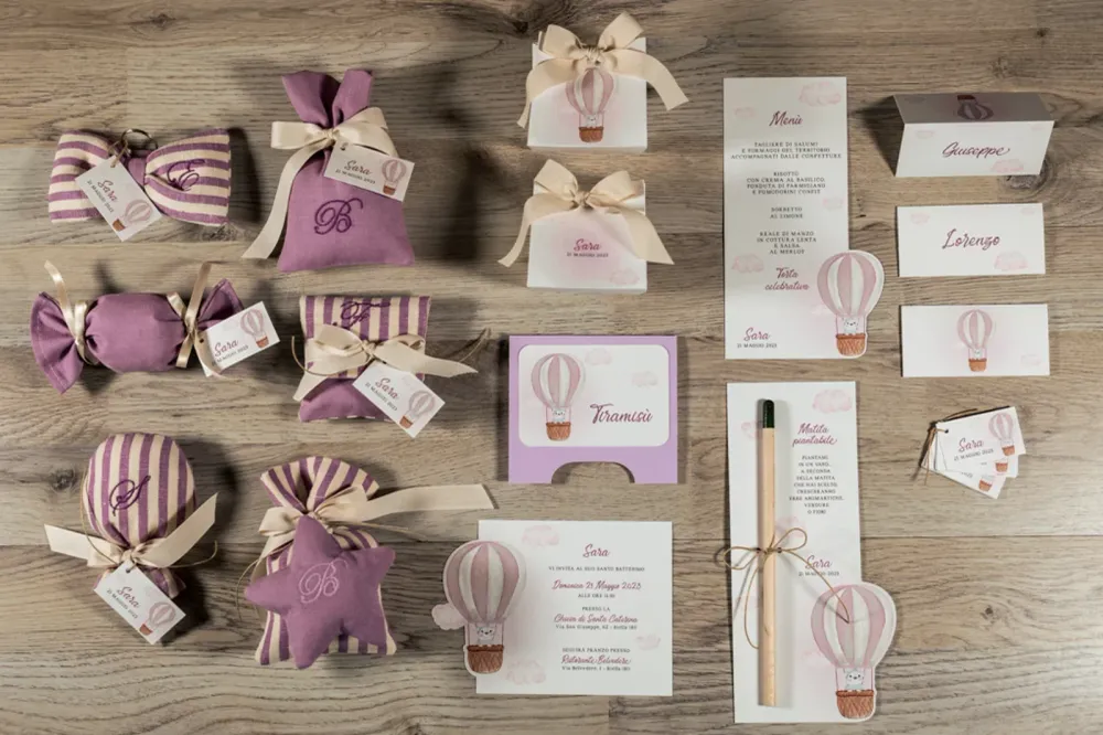 Partecipazione - linea Baby Purple
