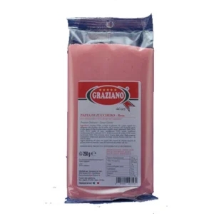 Pasta di zucchero 250gr rosa