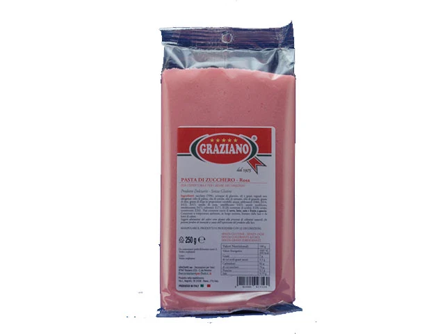 Pasta di zucchero 250gr rosa