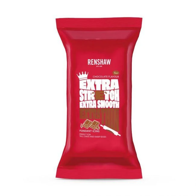 Pasta di Zucchero Renshaw - 1kg Marrone Cioccolato EXTRA