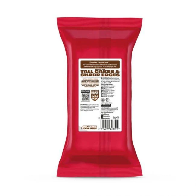 Pasta di Zucchero Renshaw - 1kg Marrone Cioccolato EXTRA
