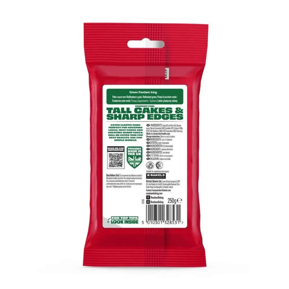 Pasta di Zucchero Renshaw - 250g Verde EXTRA