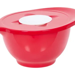 PATISSE ciotola melamina con coperchio paraspruzzi 3 l rosso