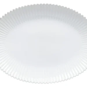 Pearl Vassoio Ovale Cm.33x25x3,5h Bianco