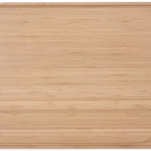 Pebbly Tagliere con scanalatura per il succo, bambù, 37 x 29 cm