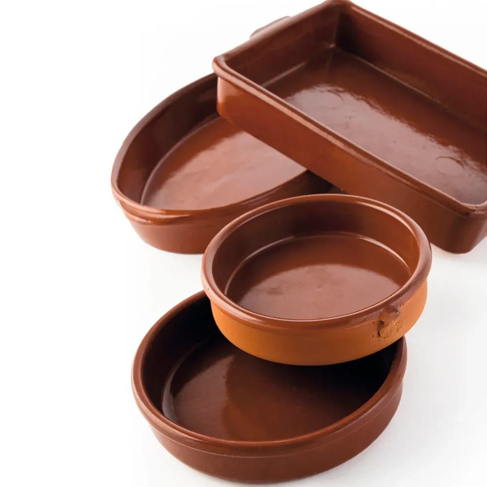 Pentola Ceramica Marrone (Ø 32 cm) (3 Unità)
