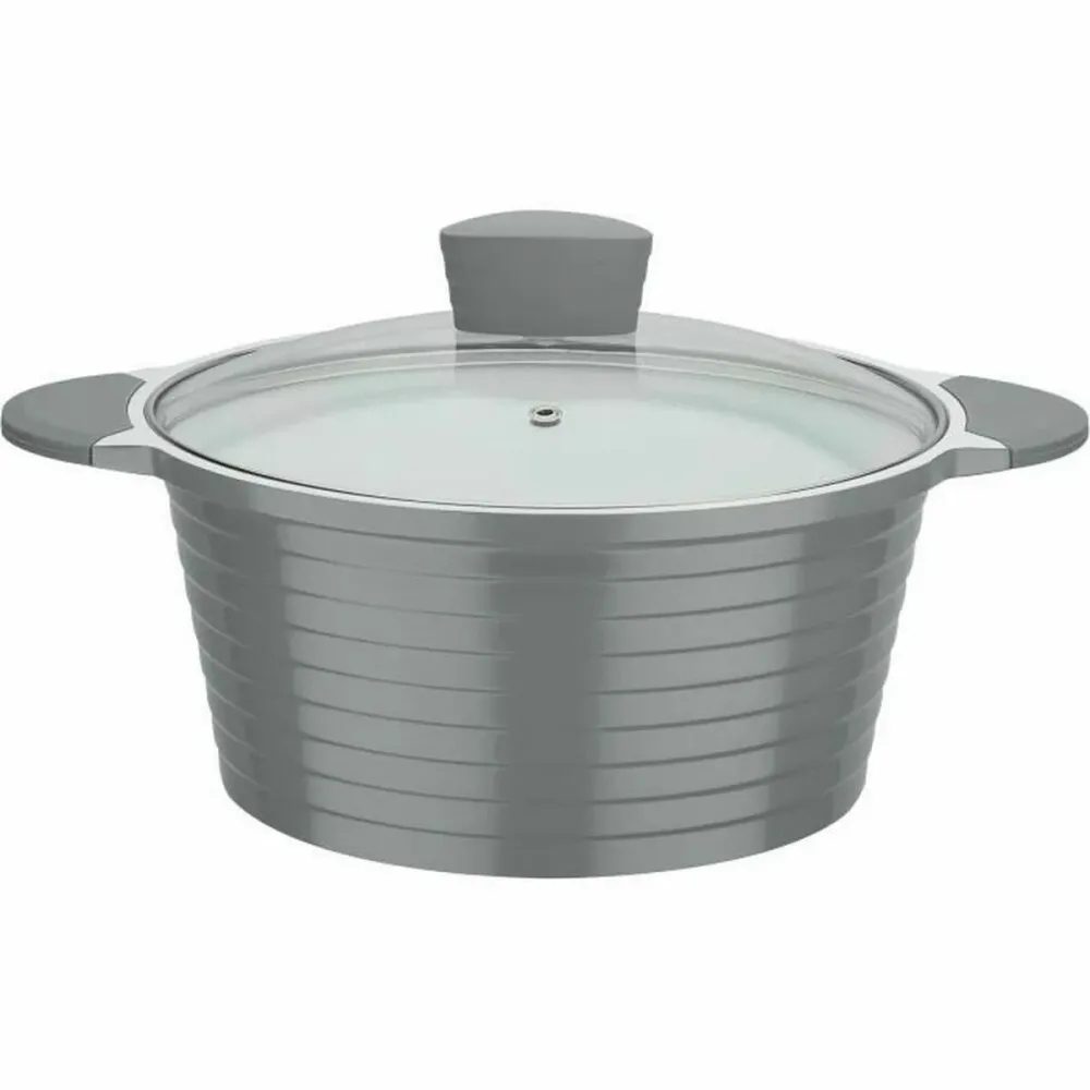 Pentola GSW Bianco Grigio Ceramica Alluminio fuso 2 Pezzi