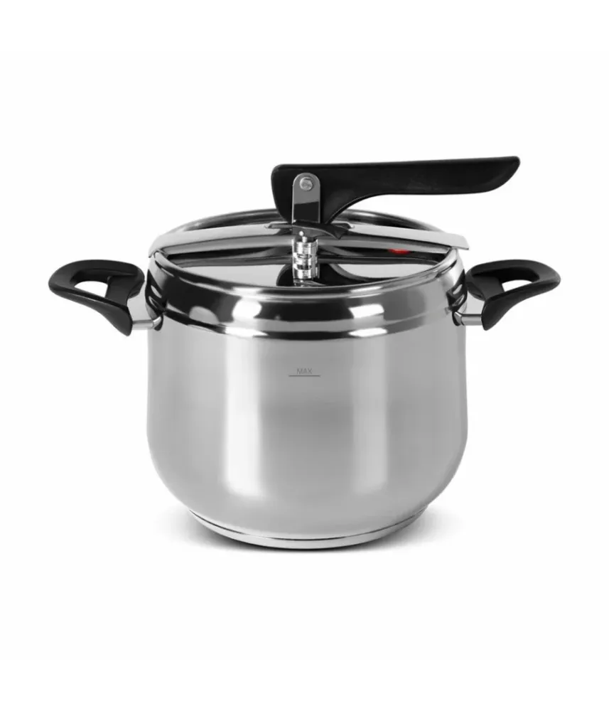 Pentola Pressione Acciaio Inox Capacità 8lt Diametro 22cm Manico Ergonomico