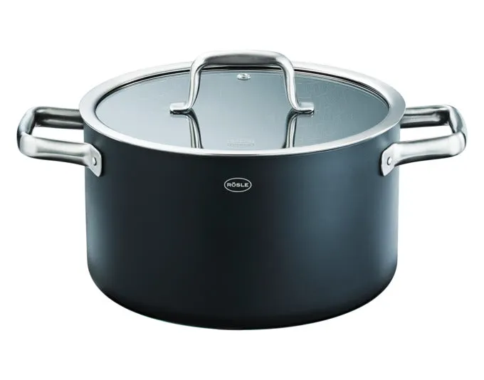 Pentola RÖSLE Ebonic ProNero ø 24 cm con coperchio