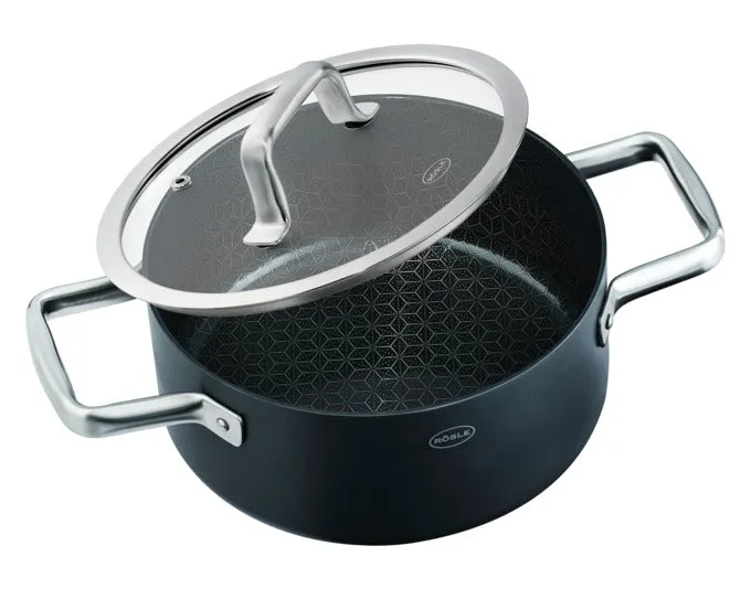 Pentola RÖSLE Ebonic ProNero ø 24 cm con coperchio