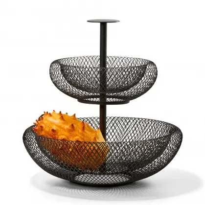 Portafrutta più livelli rete metallica PHILIPPI DESIGN