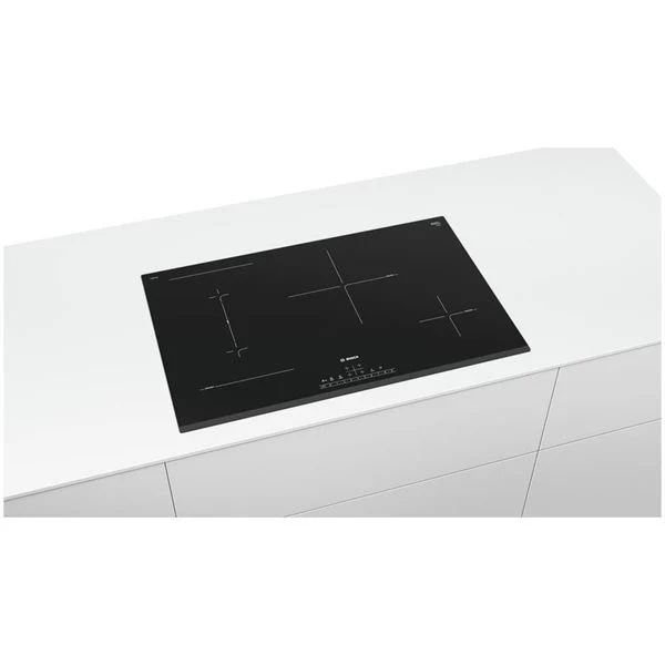 Piano Cottura Induzione Bosch PVS831FB5E Serie 6 4 Fuochi Vetroceramica (L80,2xP52,2) Nero