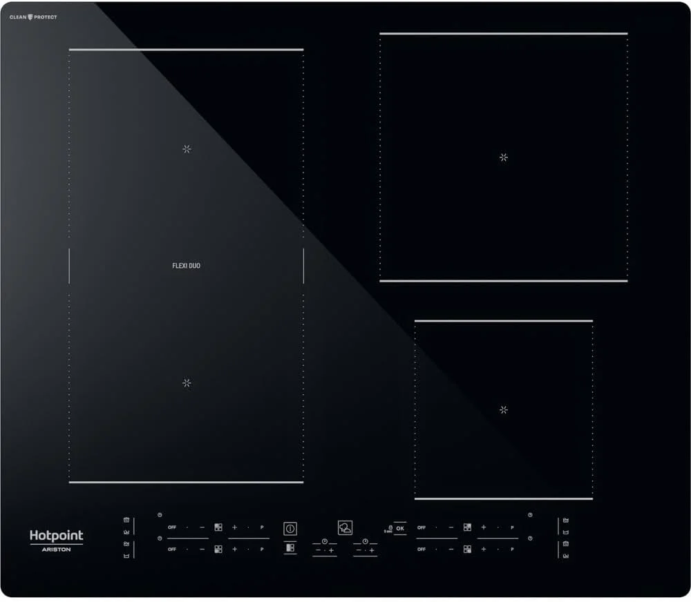 Piano Cottura Induzione Hotpoint HB 4860C CPNE 4 Fuochi (L59xP51) Vetro Nero