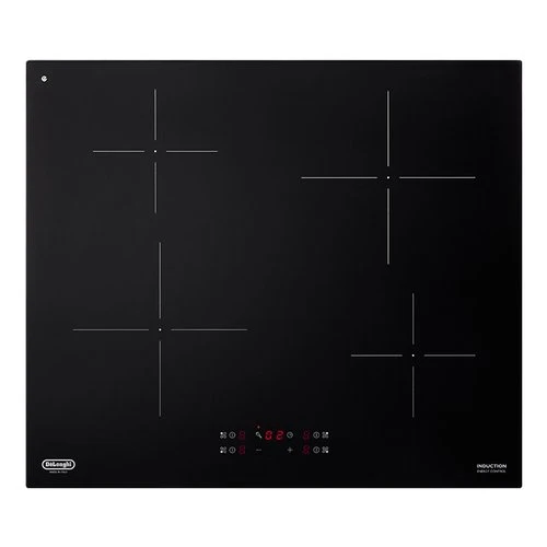 Piano Cottura Induzione De Longhi Design Pin 62 4 Fuochi (L60xP52) Vetroceramica Nero
