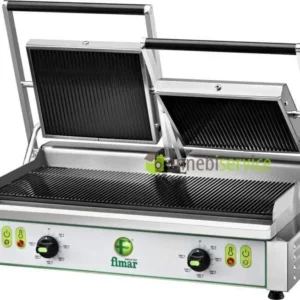 Piastra cottura ghisa pe50l 3400 w - doppia - superficie inf. liscia 230v 1ph - 230-400v 3ph Fimar