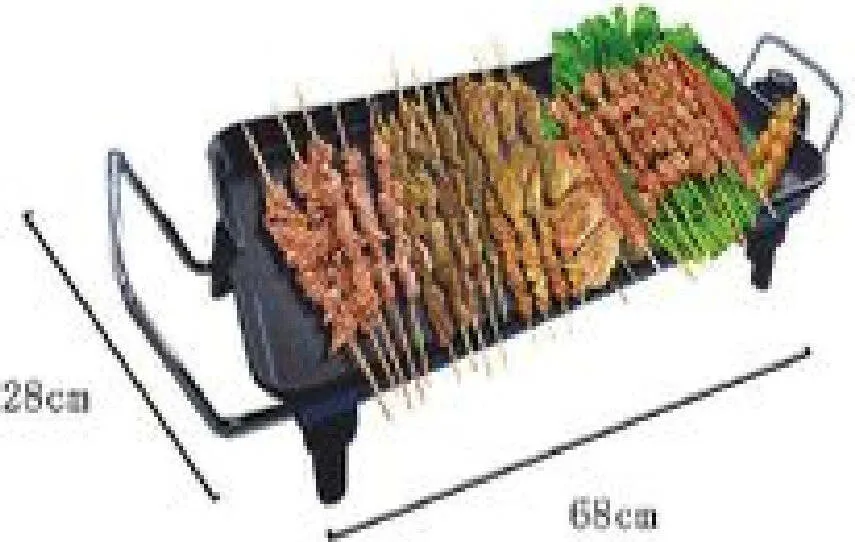 Piastra Griglia Elettrica Potenza 1400w Cucina Con 2 Piastre Di Cottura Tx-9995