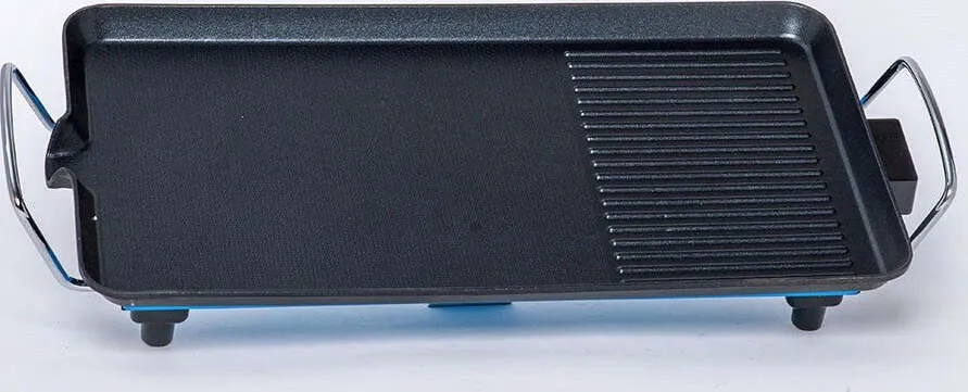 Piastra Griglia Elettrica Potenza 1400w Cucina Con 2 Piastre Di Cottura Tx-9995