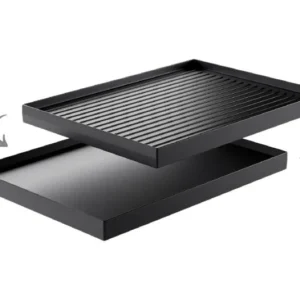 Piastra grill reversibile STÖCKLI per PizzaGrill 6 30,7x22,8x2,3 cm