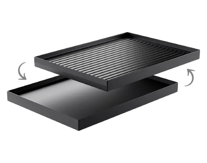 Piastra grill reversibile STÖCKLI per PizzaGrill 6 30,7x22,8x2,3 cm