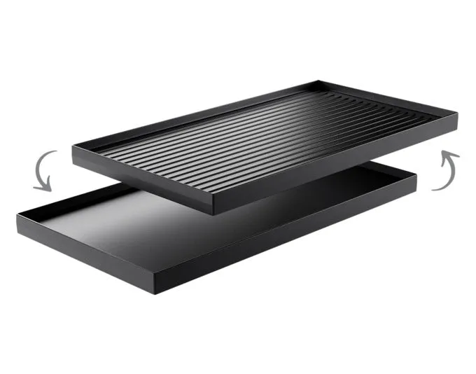 Piastra grill reversibile STÖCKLI per PizzaGrill 8 41,5x22,8x2,3 cm