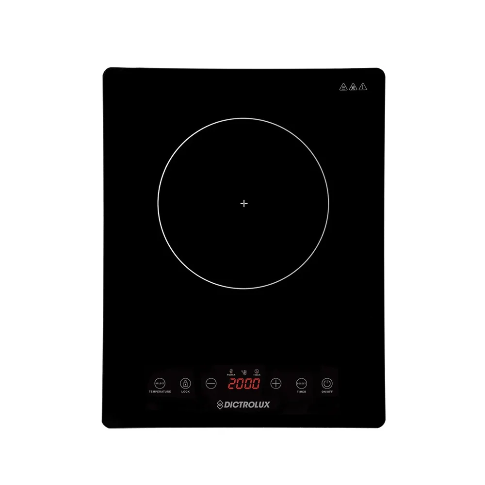 Piastra Induzione Display Lcd Touch 8 Livelli Potenza Temperatura 2000w Timer Regolabile