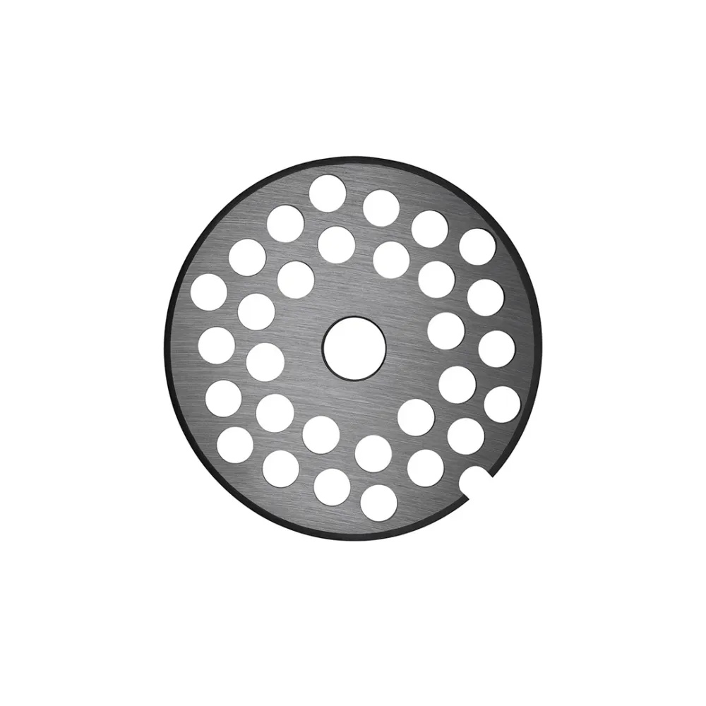 Piastra per Tritacarne Manuale Reber N°8 Foro 14 mm Acciaio al Carbonio