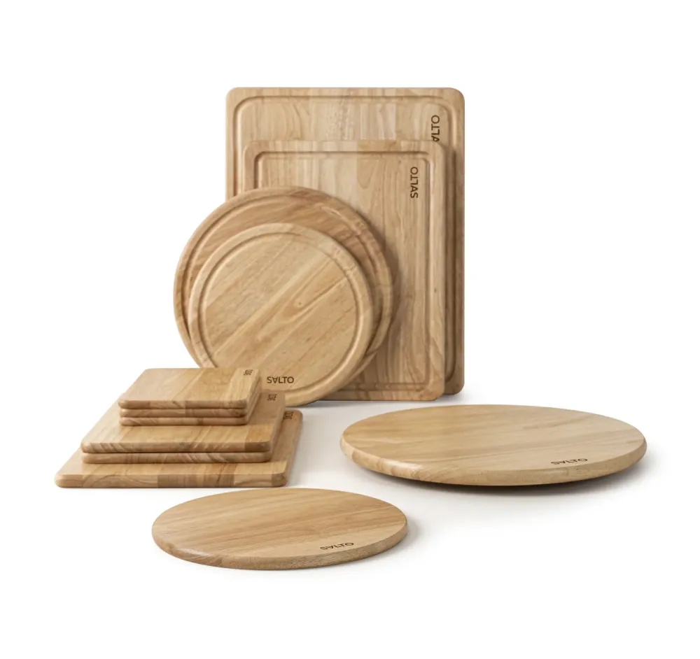 Piastra vesper salto, legno di albero gomma