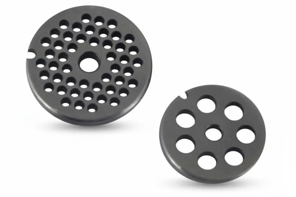 Piastre Acciaio Temprato Per Tritacarne Manuali- - N°10/12 Foro Mm.10 - 1 Blister Reber