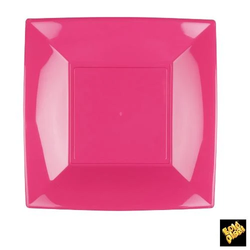 25 PIATTI PIANI FUXIA CM 25