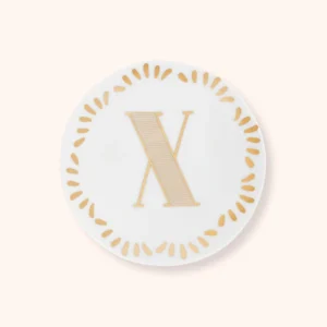 Piattino Lettera X