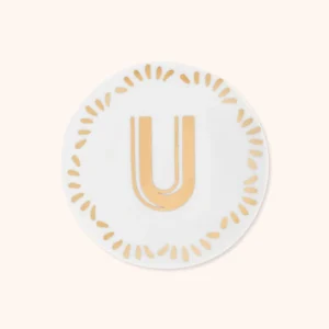 Piattino Lettera U