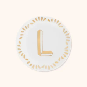 Piattino Lettera L