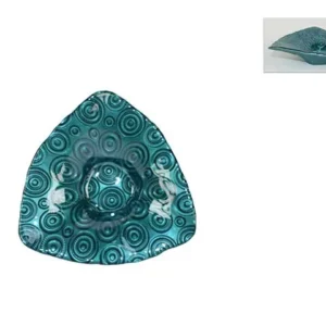 Piattino triangol.18cm verde cm002527d