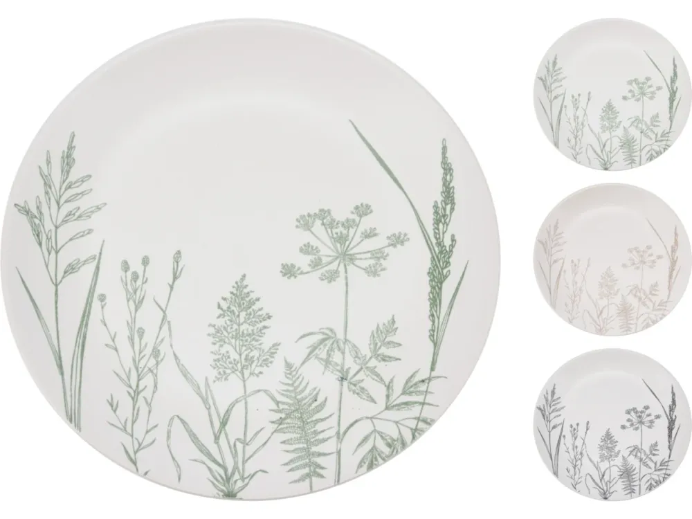 Piatto di ceramica 19cm con vari asosortimenti