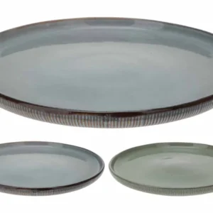 Piatto ceramica 27cm 2 assortimenti
