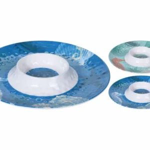 Piatto doppio melamina 38cm 2 assortimenti