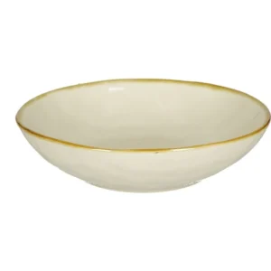 Piatto Fondo Concerto 21cm Avorio - Rose & Tulipani Stoneware