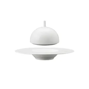 piatto fondo gourmet saturno bianco ø 25