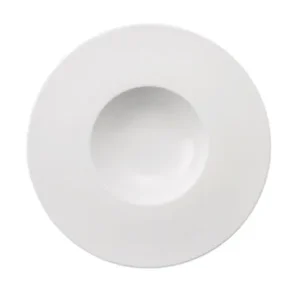 piatto fondo gourmet saturno bianco ø 29