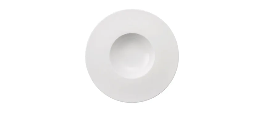 piatto fondo gourmet saturno bianco ø 29
