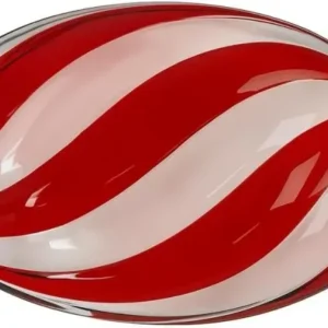 Piatto forma di Caramella rosso 20X9X2.5H&H