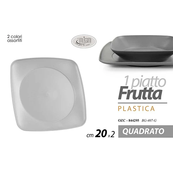 Piatto Frutta Quadrato Assortito