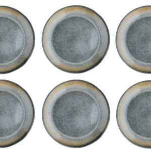 Piatto GENESIS Ø27cm - 6 pezzi - Terra