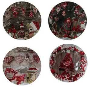 Piatto panettone c/paletta 54610