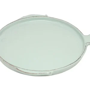 PIATTO PIANO MARINA CERAMICA ACQUAMARINA (diam.27cm)