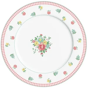 Piatto piano porcellana abby 23 cm isabelle rose