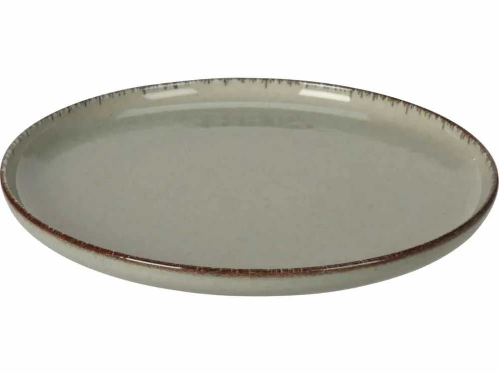 Piatto porcellana 24cm colore verde