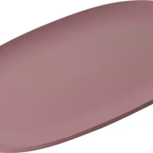 PIATTO PORTATA REAMO 19X35X1,7 CM - rosa