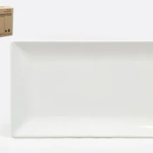 PIATTO RETT. AVORIO 25X15CM